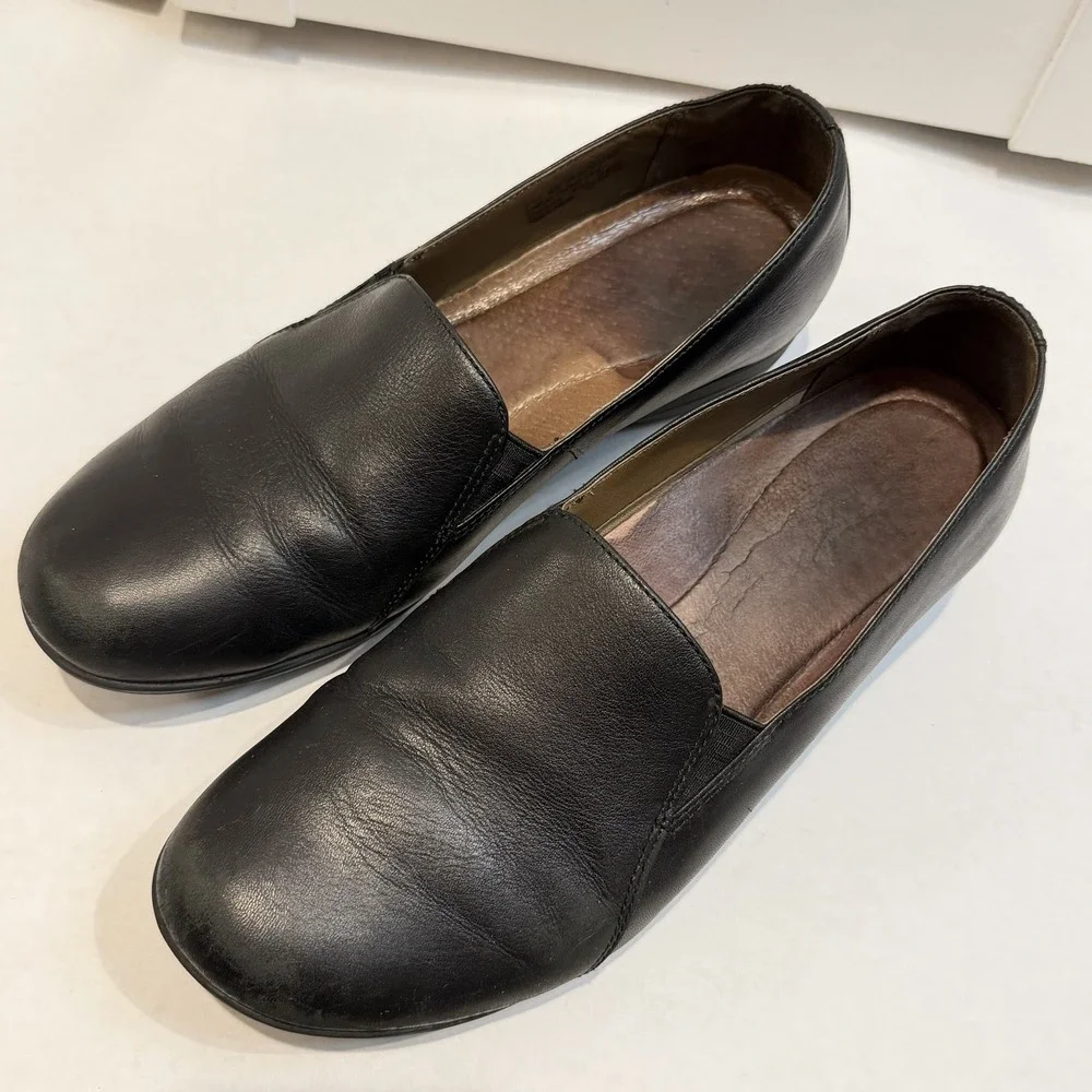 Dansko Women Leather Slip On Comfort Shoes Professional Work Clogs EU‎ 40